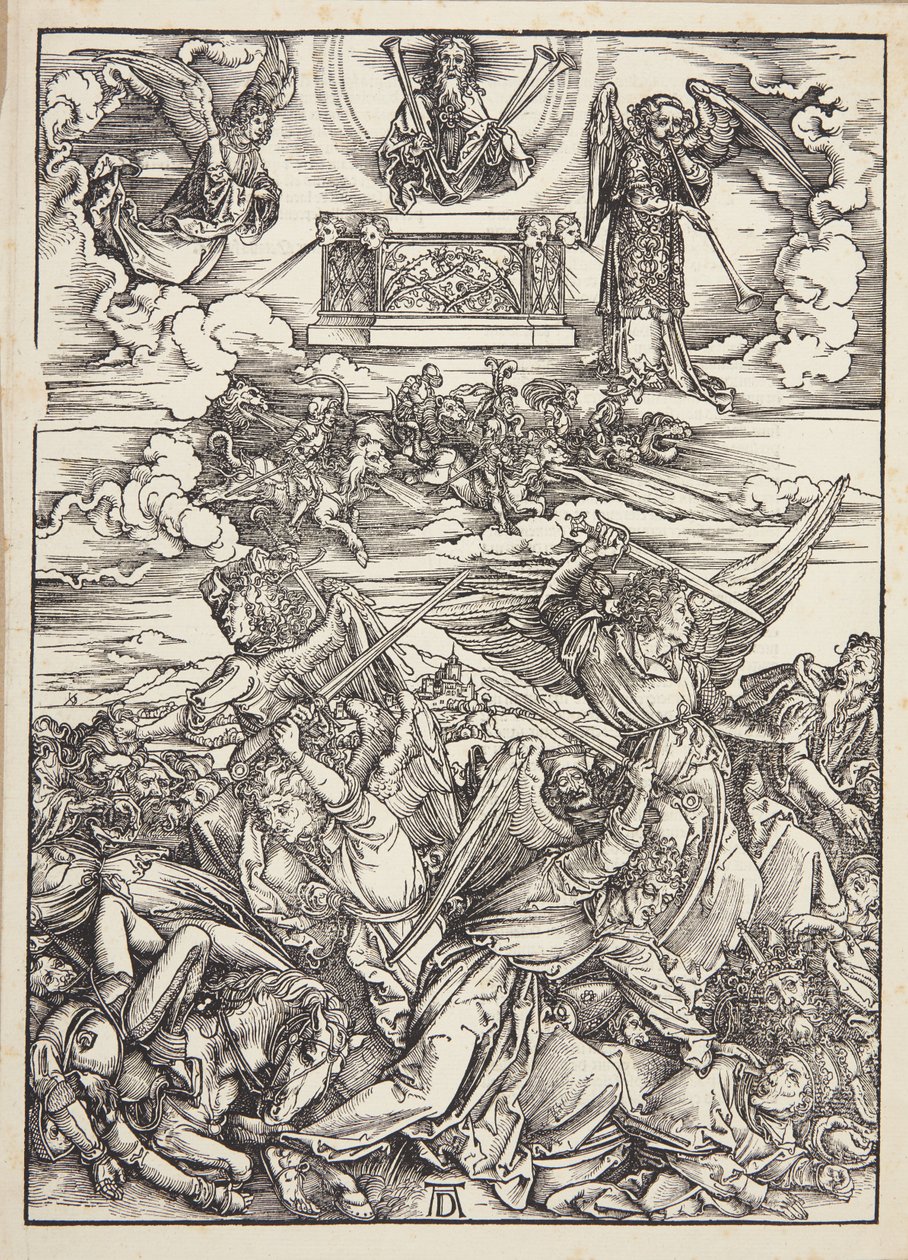 Čtyři mstící andělé z Eufratu od Albrecht Dürer