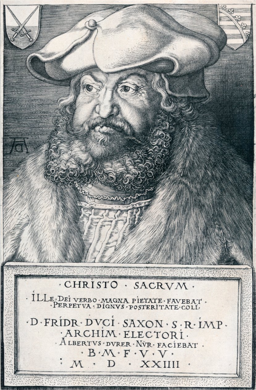 Fridrich Moudrý, saský kurfiřt, 1524 1906. od Albrecht Dürer