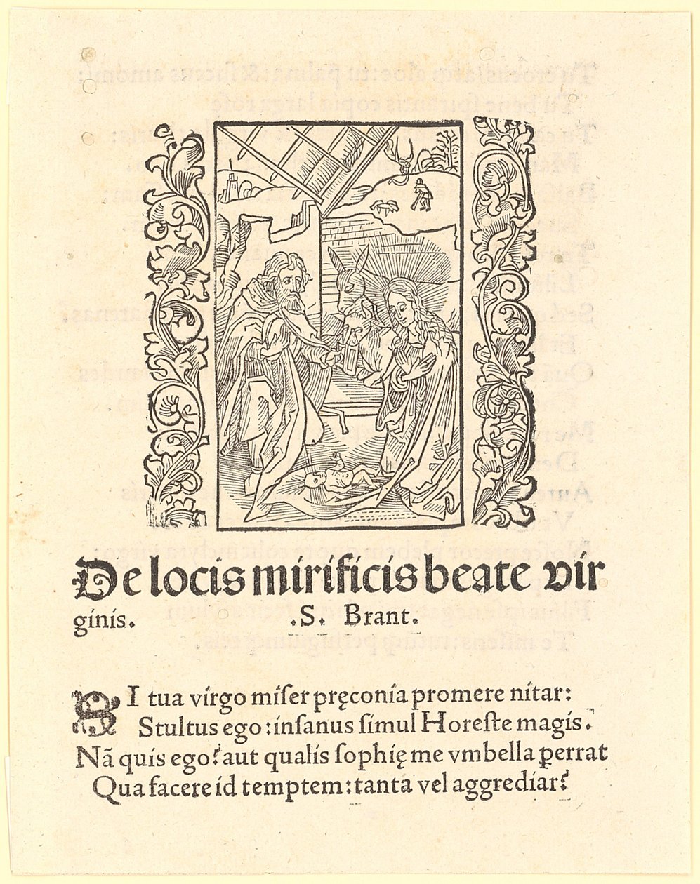 Narození Krista od Albrecht Dürer