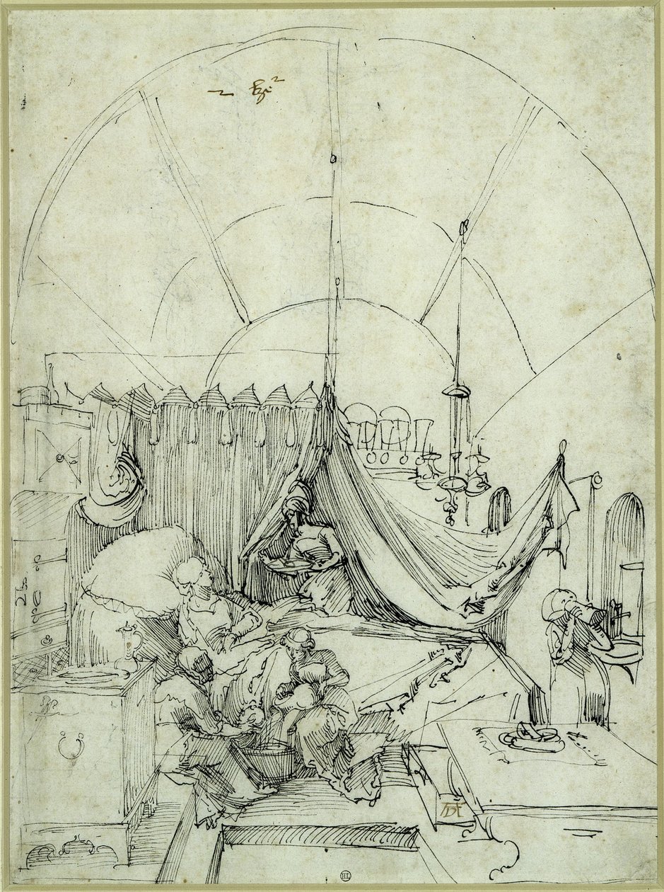 Narození Panny Marie od Albrecht Dürer