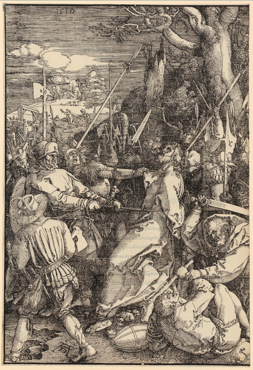 Zatčení Krista, list č. 4 ze série „Velké pašije“ od Albrecht Dürer