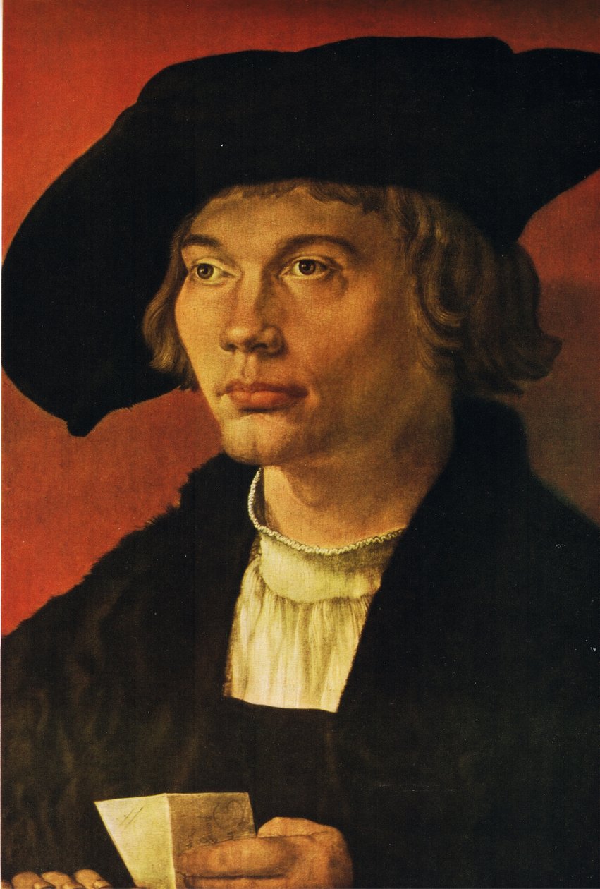 Německy: Bernhard von Reesen Portrét Bernharta von Reesena od Albrecht Dürer
