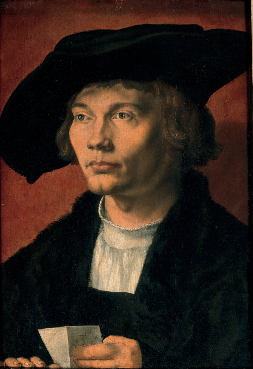Německy: Bernhard von Reesen Portrét Bernharta von Reesena od Albrecht Dürer