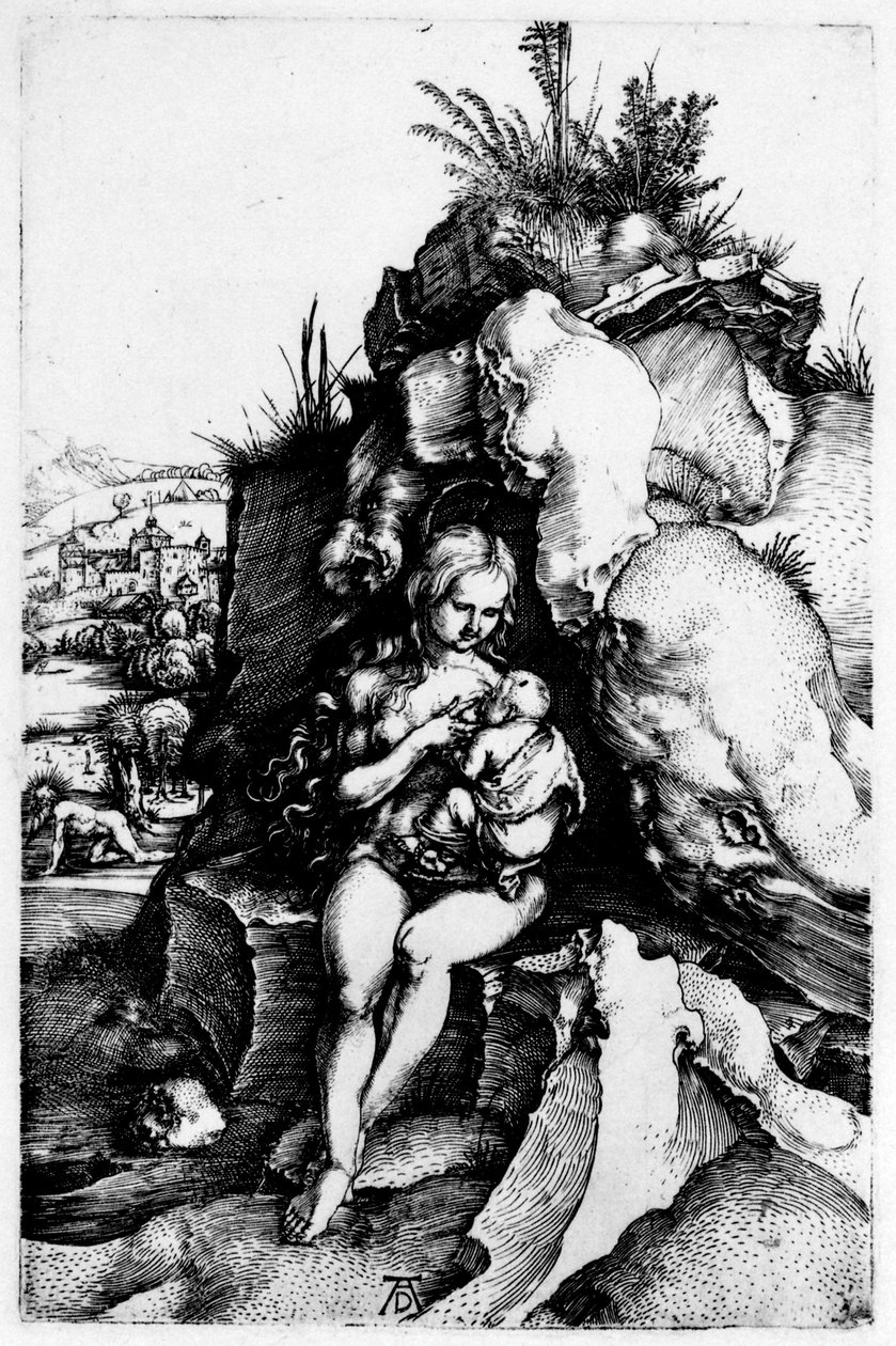 Německy: Die Buße des Heiligen Chrysostomus Pokání svatého Jana Zlatoústého od Albrecht Dürer