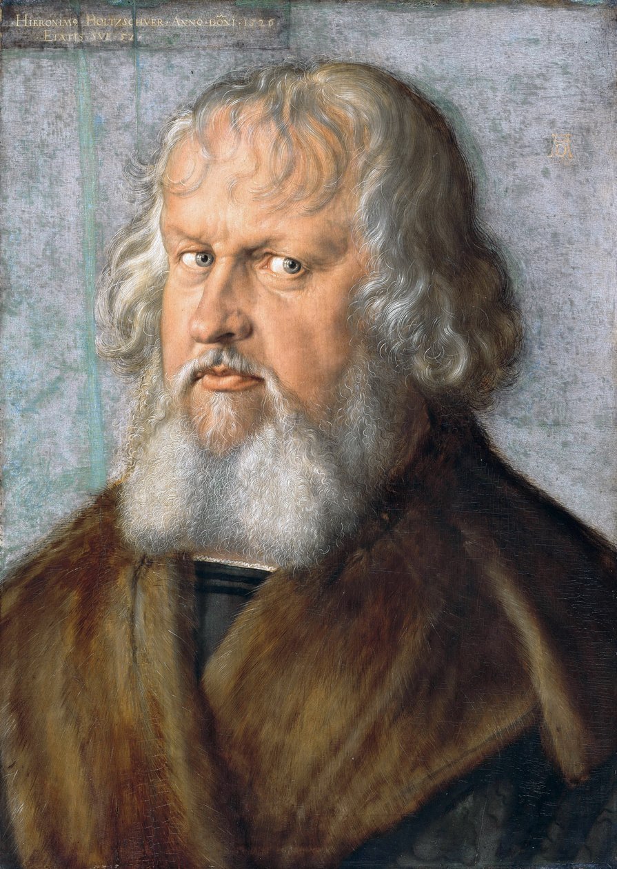 Německy: Hieronymus Holzschuher (1469-1529) Portrét Hieronyma Holzschuhera od Albrecht Dürer