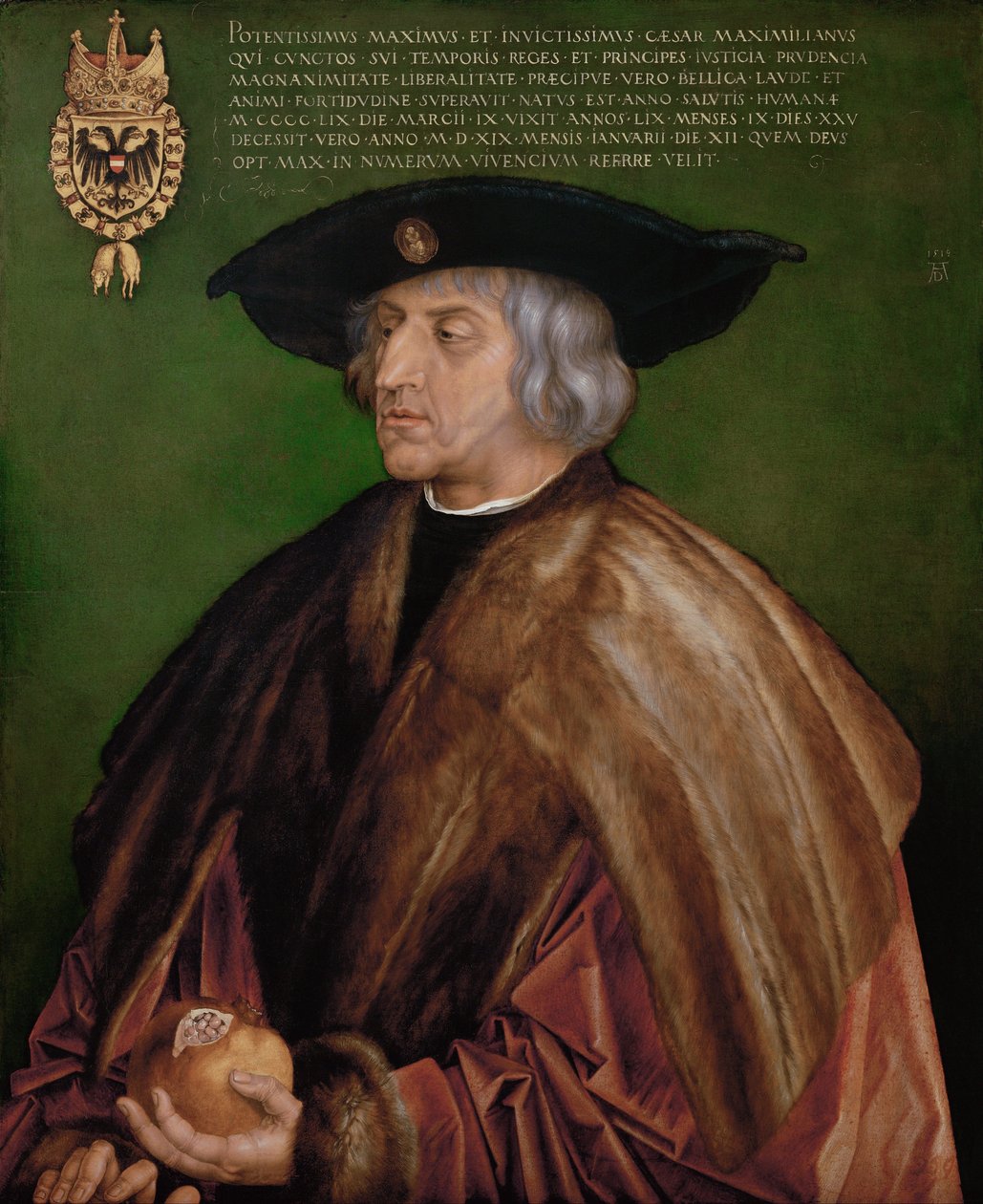 Německy: Kaiser Maximilian I. Emperor Maximilian I. od Albrecht Dürer