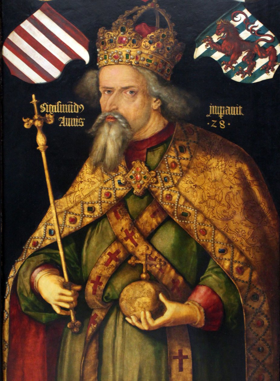 Německy: Kaiser Sigismund Císař Zikmund (1368-1437) od Albrecht Dürer