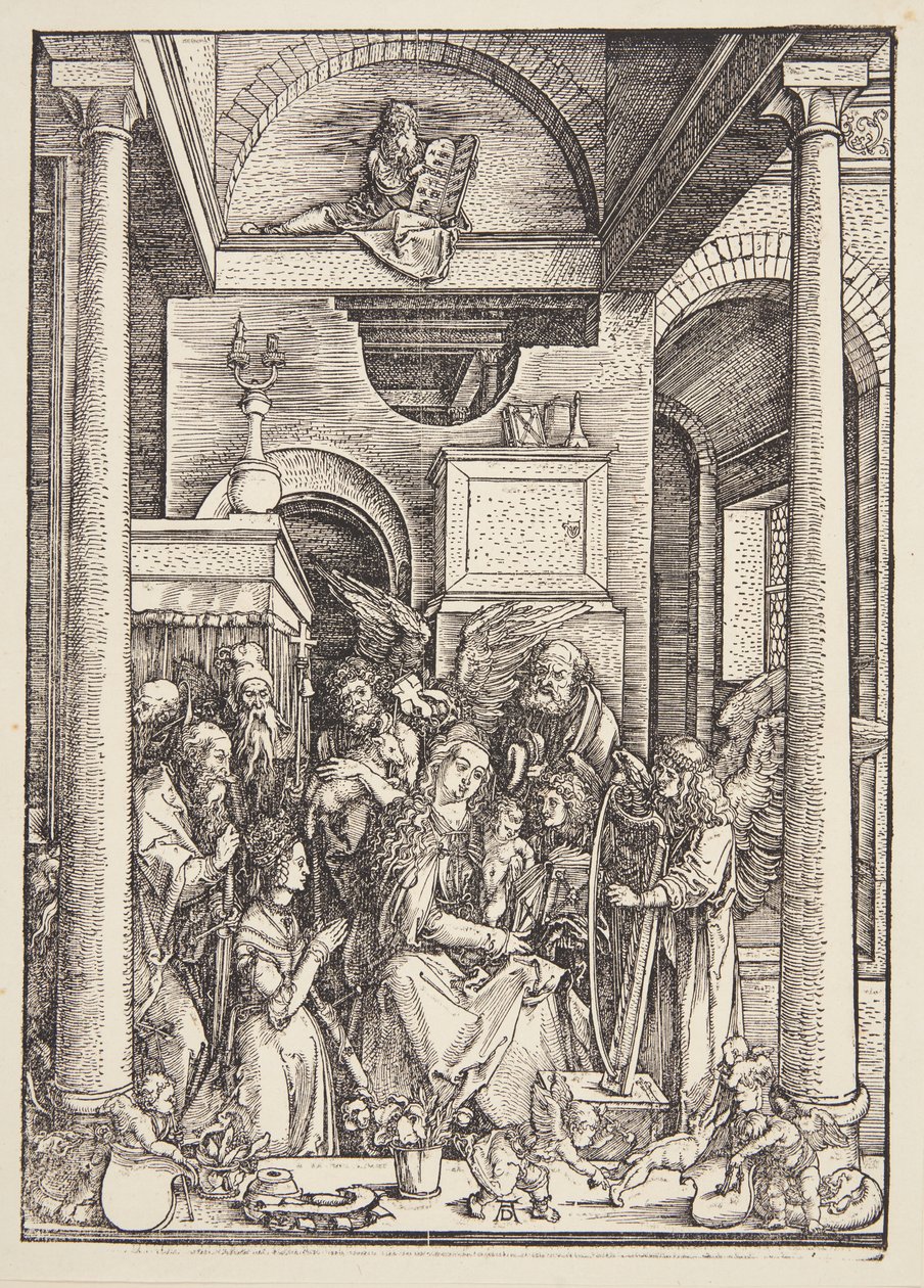 Oslava Panny od Albrecht Dürer