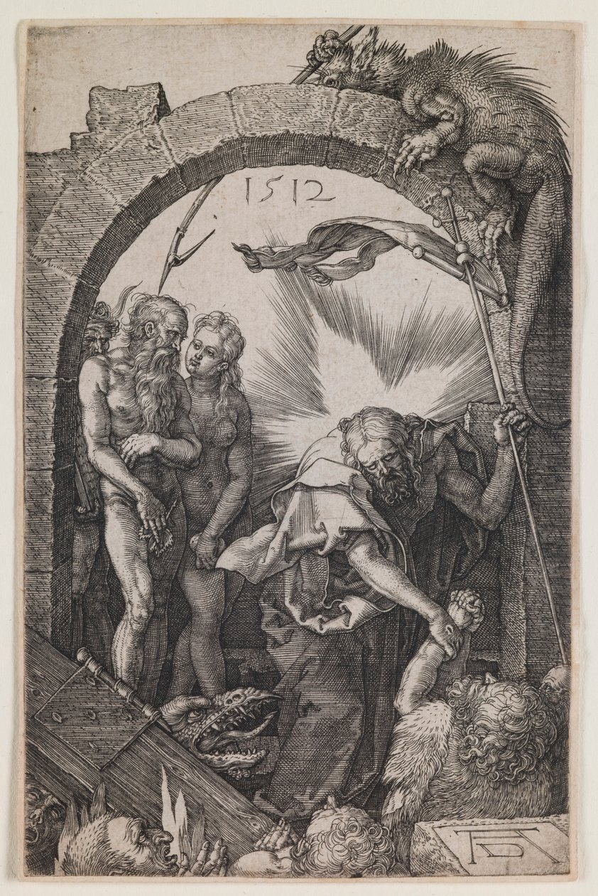 Harrowing of Hell, ze série „The Engraved Passion“ od Albrecht Dürer