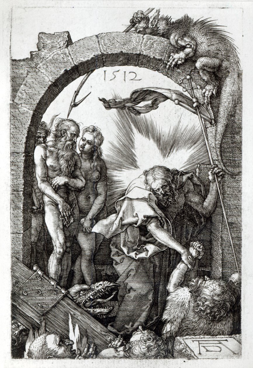 Harrowing of Hell aneb Kristův sestup do limba, 1512 od Albrecht Dürer