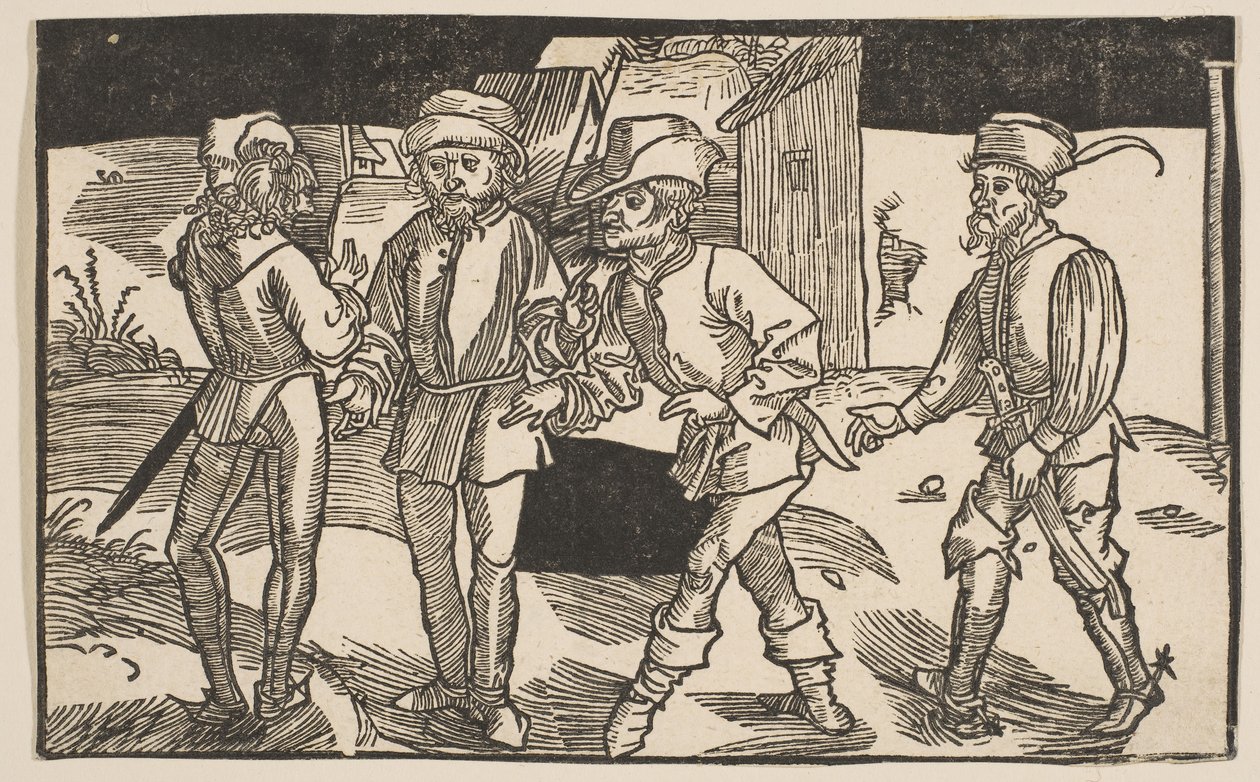 Heauton Timouroumenos, z The Comedies of Terence, dotisk z 19. století.n.d. od Albrecht Dürer