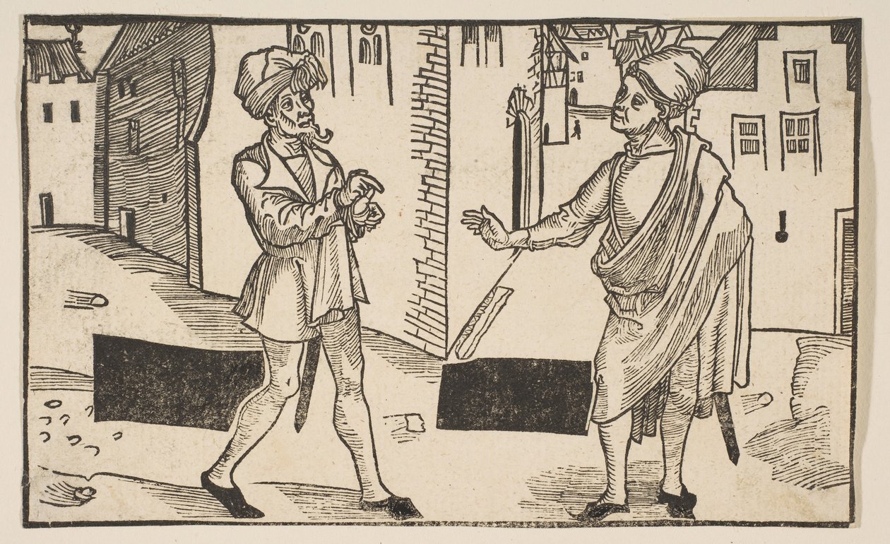Hecyra, z komedie Terence, dotisk z 19. století.n.d. od Albrecht Dürer