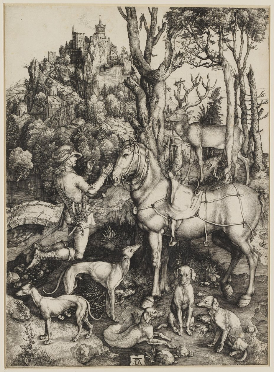 Svatý Eustachius od Albrecht Dürer