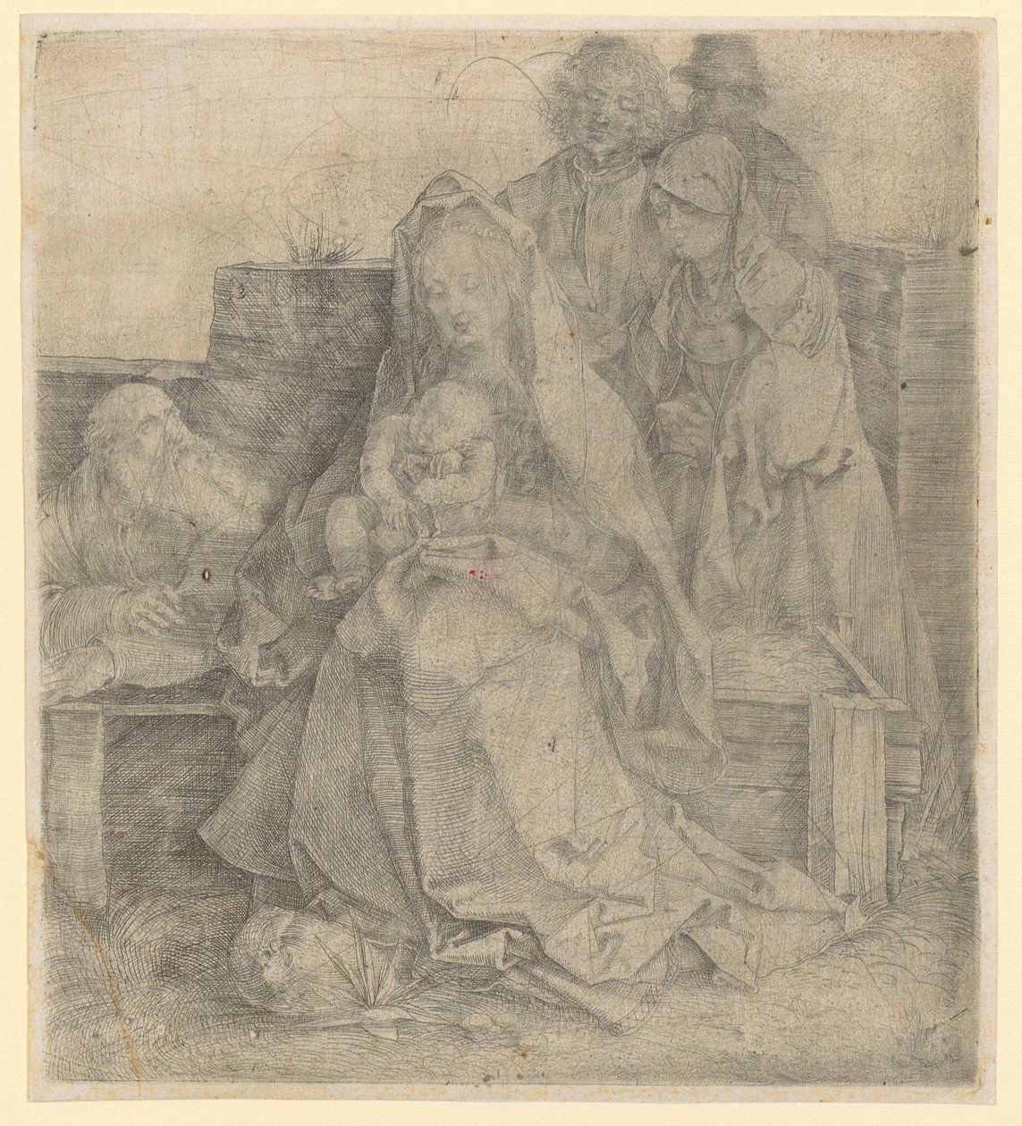 Svatá rodina, šest postav od Albrecht Dürer