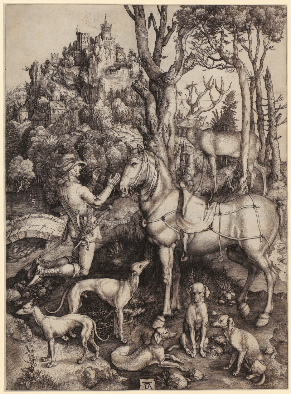 Svatý Eustach od Albrecht Dürer