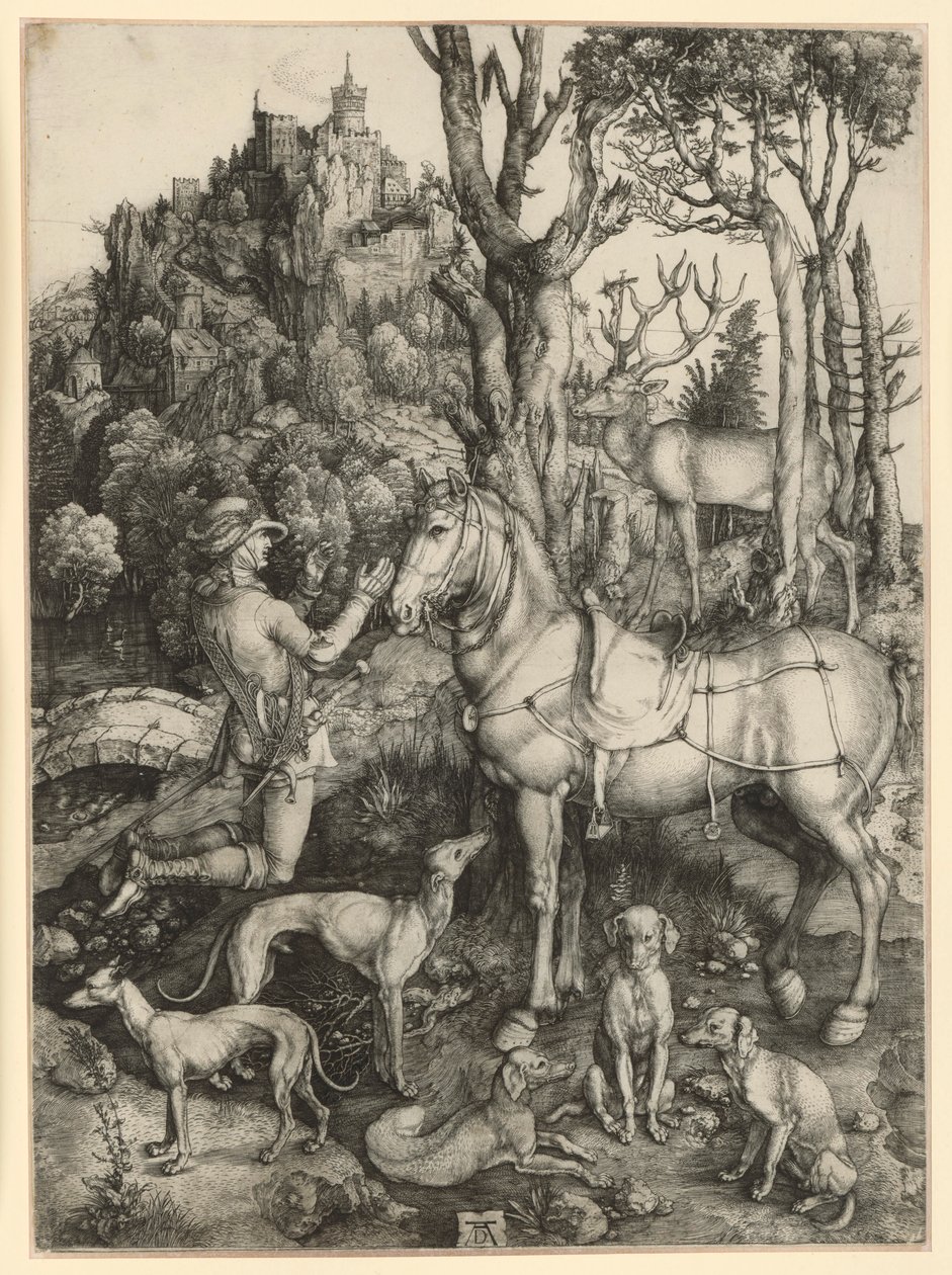 Svatý Eustachius od Albrecht Dürer