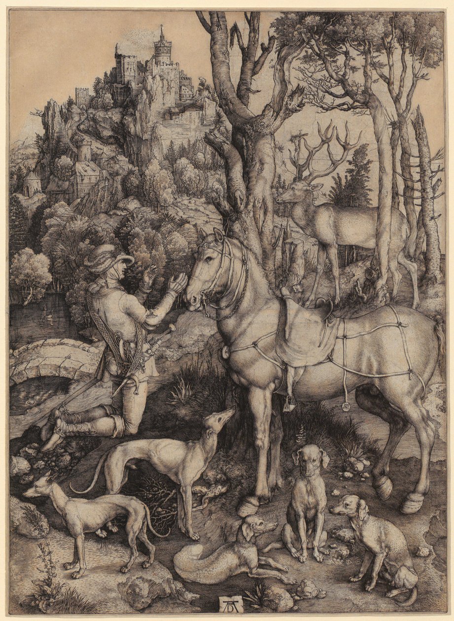 Svatý Eustach od Albrecht Dürer