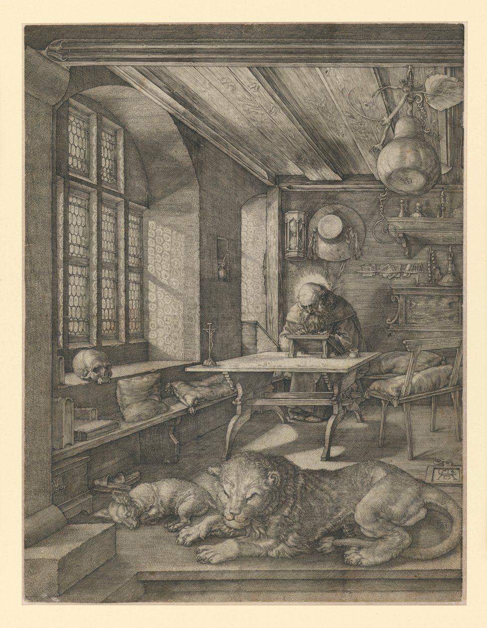 Svatý Jeroným ve své pracovně od Albrecht Dürer