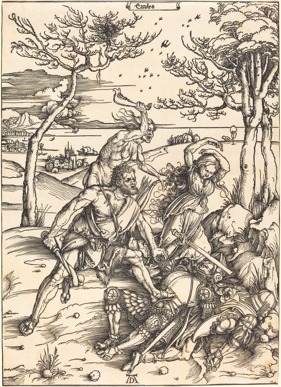 Hercules dobývá Cacus ("Hercules") od Albrecht Dürer