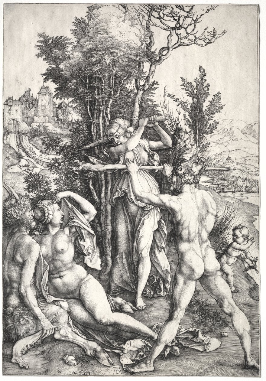 Herkules na křižovatce od Albrecht Dürer