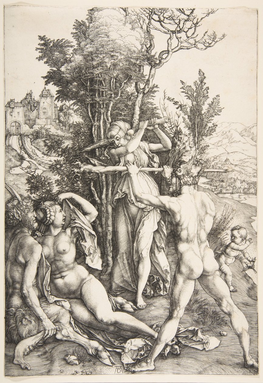 Herkules na rozcestí od Albrecht Dürer