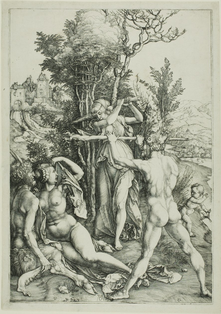 Herkules na rozcestí (Žárlivost) od Albrecht Dürer