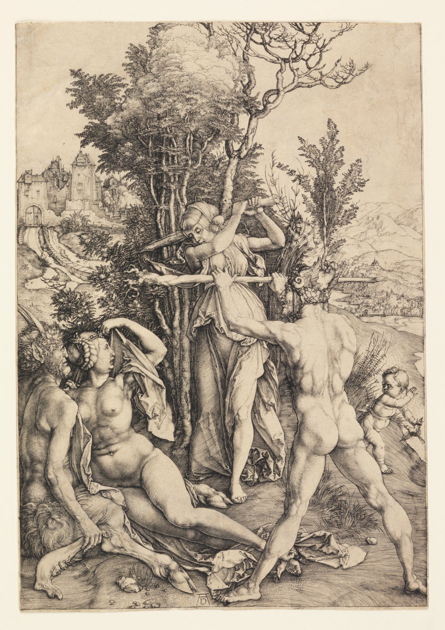 Herkules na rozcestí ( Účinky žárlivosti ) od Albrecht Dürer