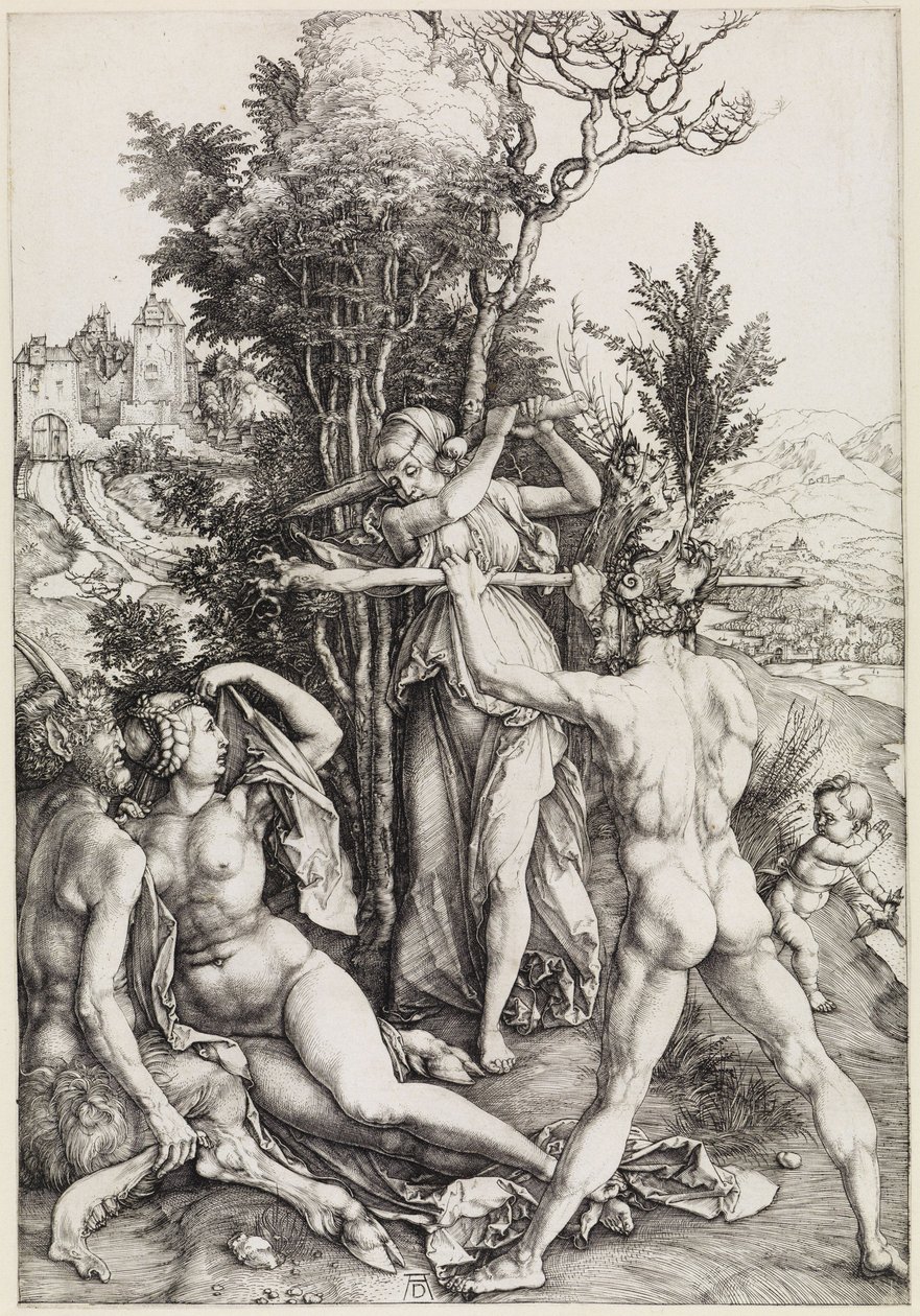 Herkules na rozcestí (Žárlivost) od Albrecht Dürer