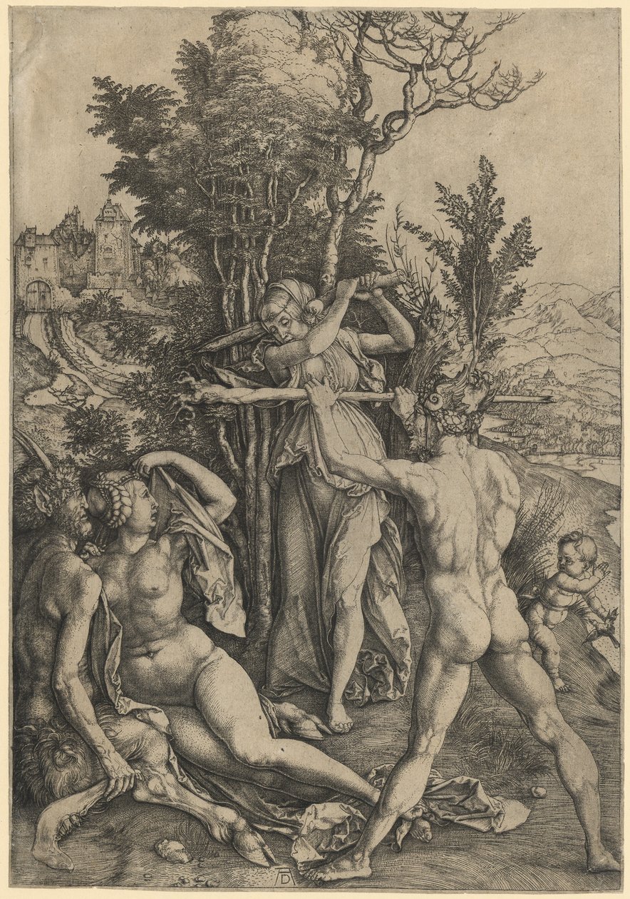 Herkules na rozcestí od Albrecht Dürer