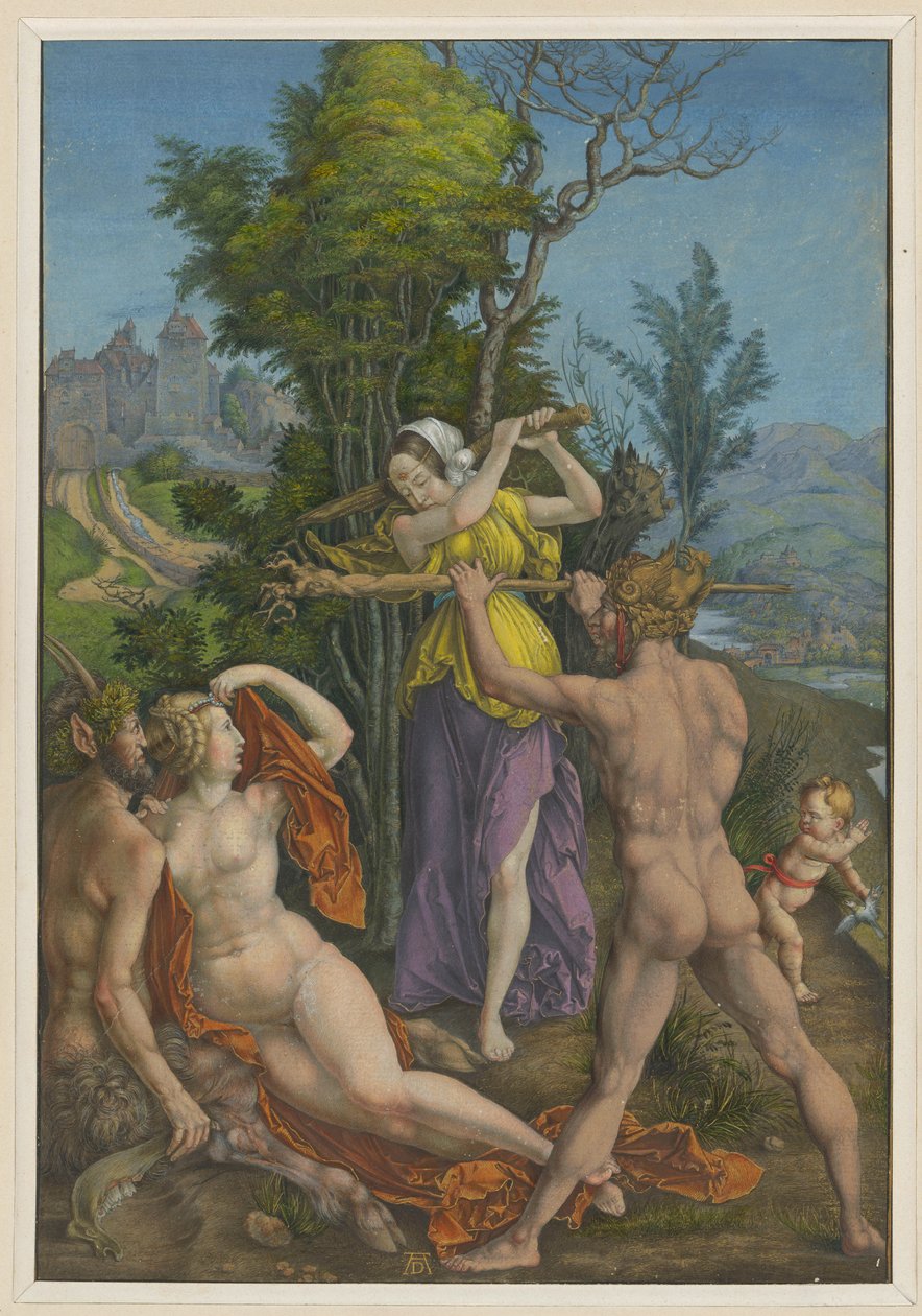 Herkules na rozcestí od Albrecht Dürer