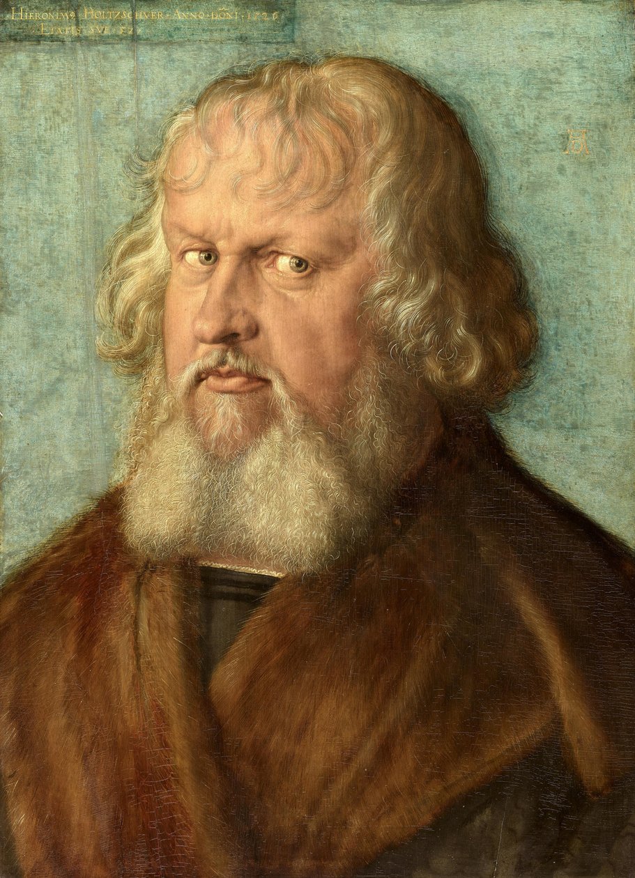 Hieronymus Holzschuher (1469-1529) s víkem od Albrecht Dürer