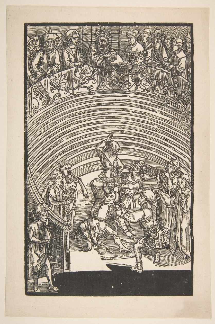 Ilustrace z The Comedie of Terence, dotisk z 19. století.n.d. od Albrecht Dürer
