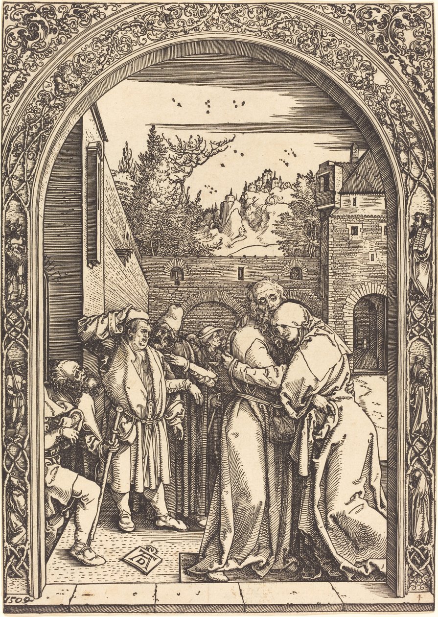 Joachim a Anna u Zlaté brány od Albrecht Dürer