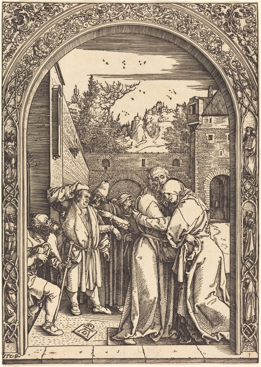 Jáchym a Anna u Zlaté brány od Albrecht Dürer