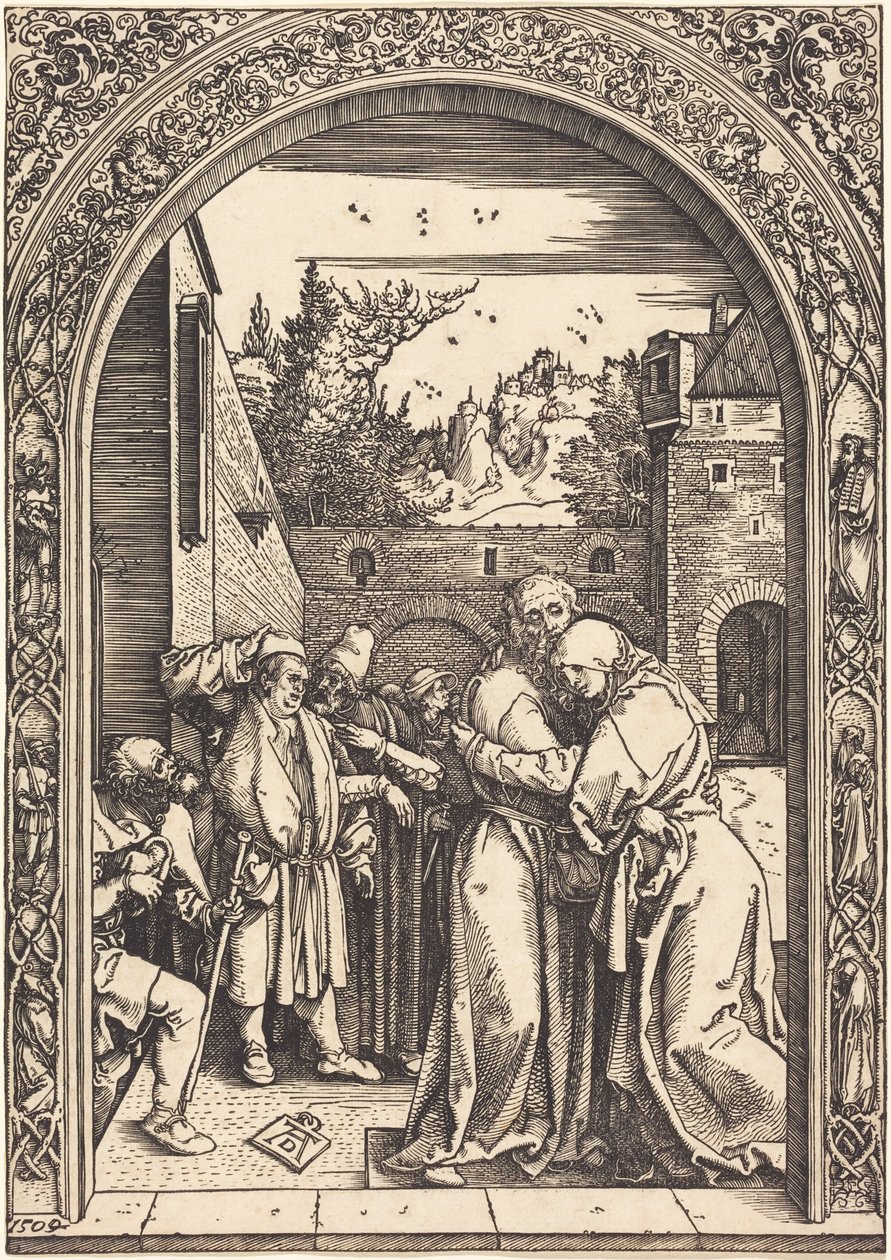 Jáchym a Anna u Zlaté brány od Albrecht Dürer
