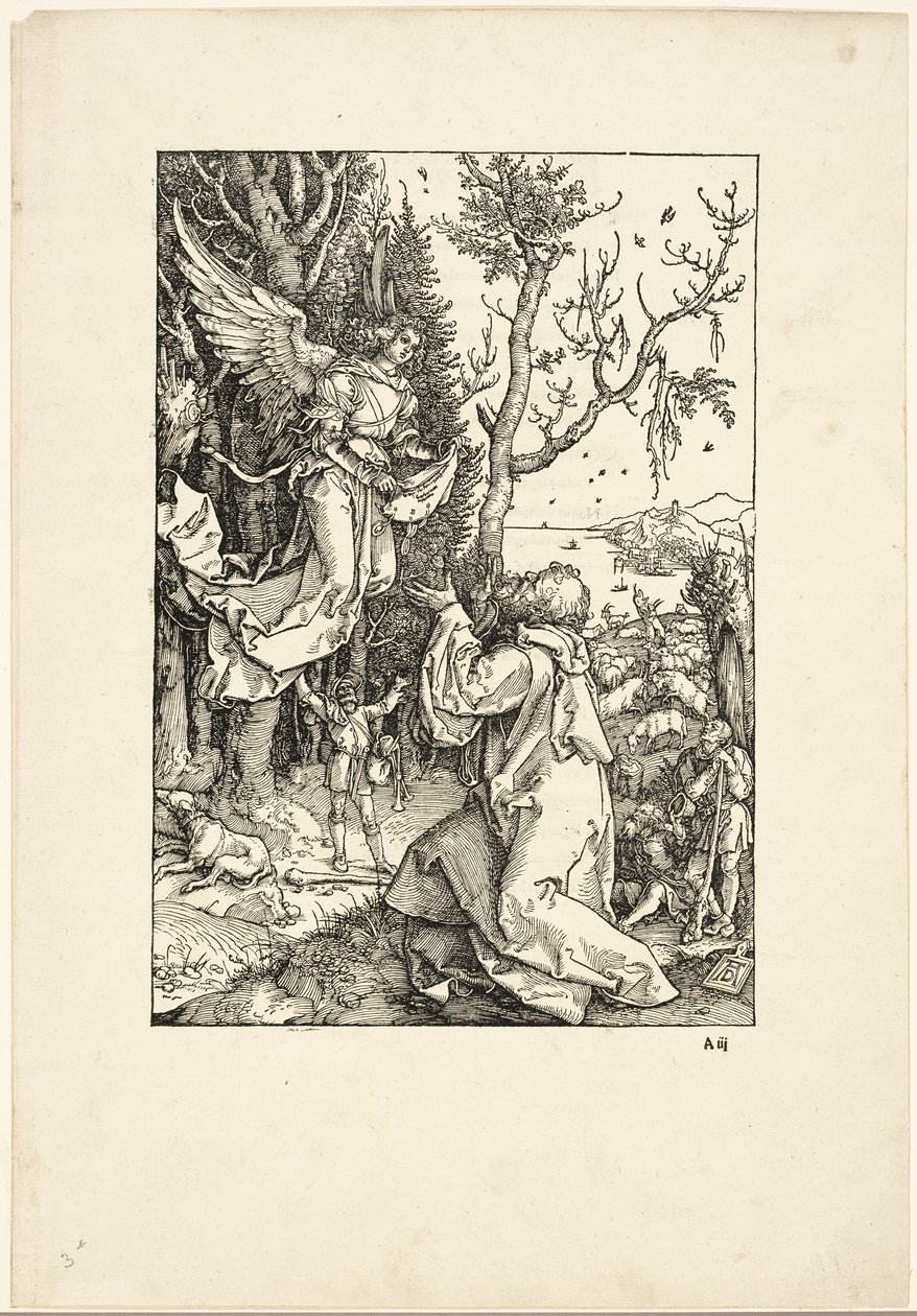 Joachim a anděl ze Života Panny od Albrecht Dürer