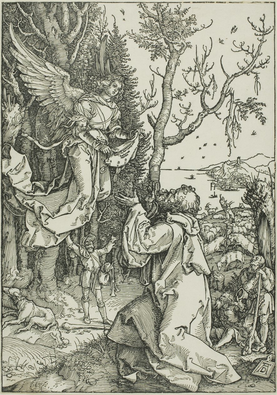 Joachim a anděl ze Života Panny od Albrecht Dürer
