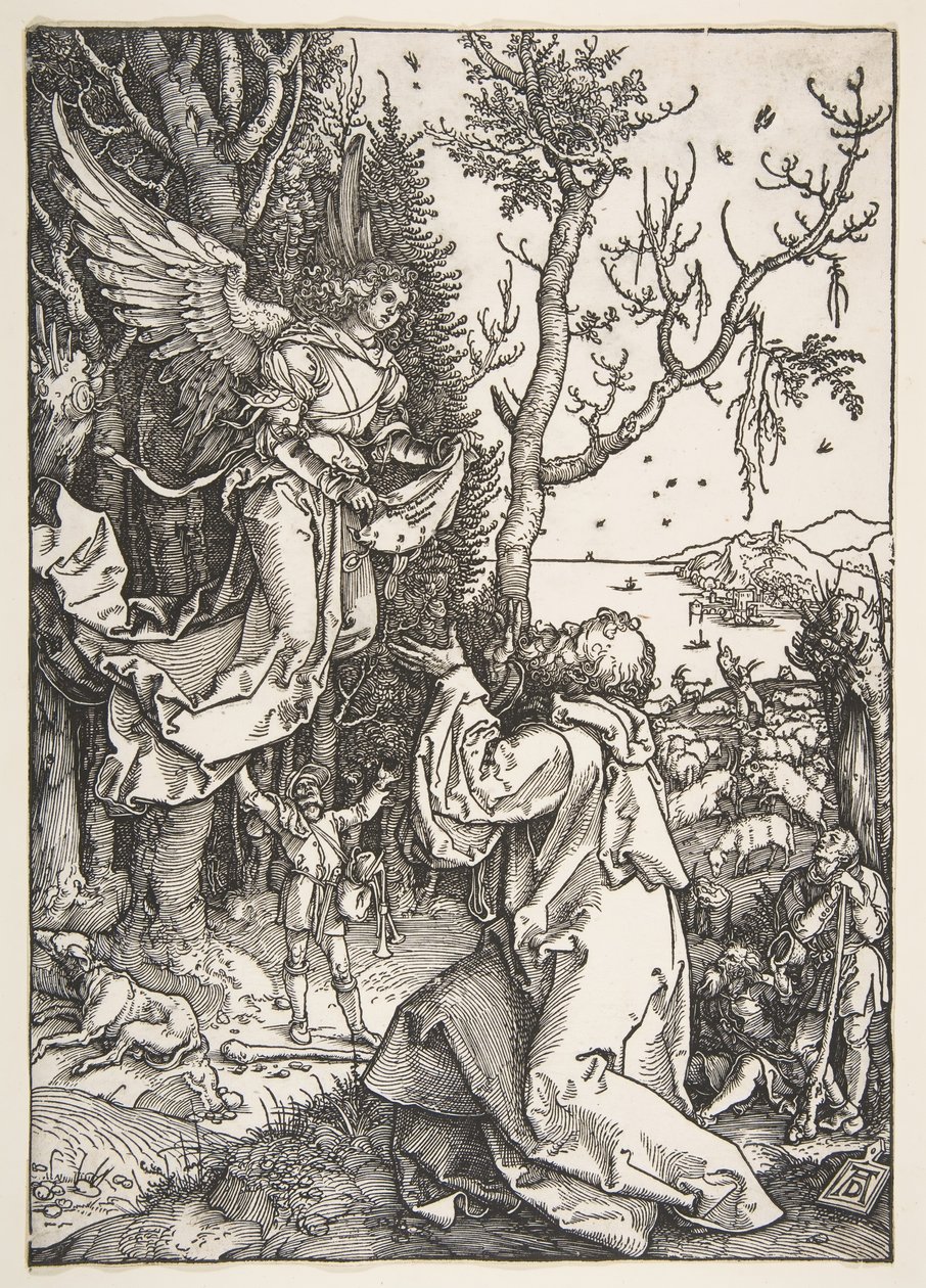 Joachim a anděl, z Život Panny, ca. 1504. od Albrecht Dürer