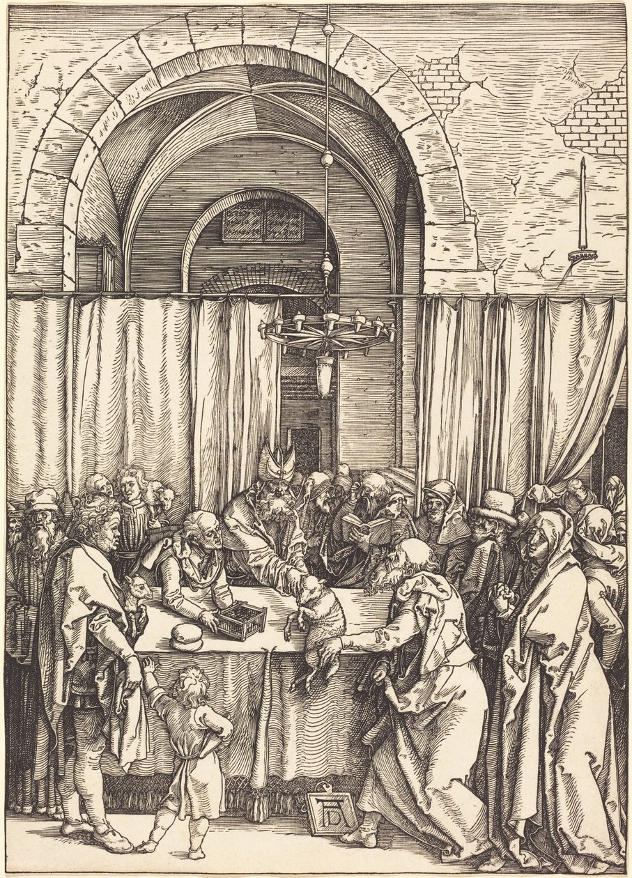 Jáchymova oběť odmítnuta od Albrecht Dürer