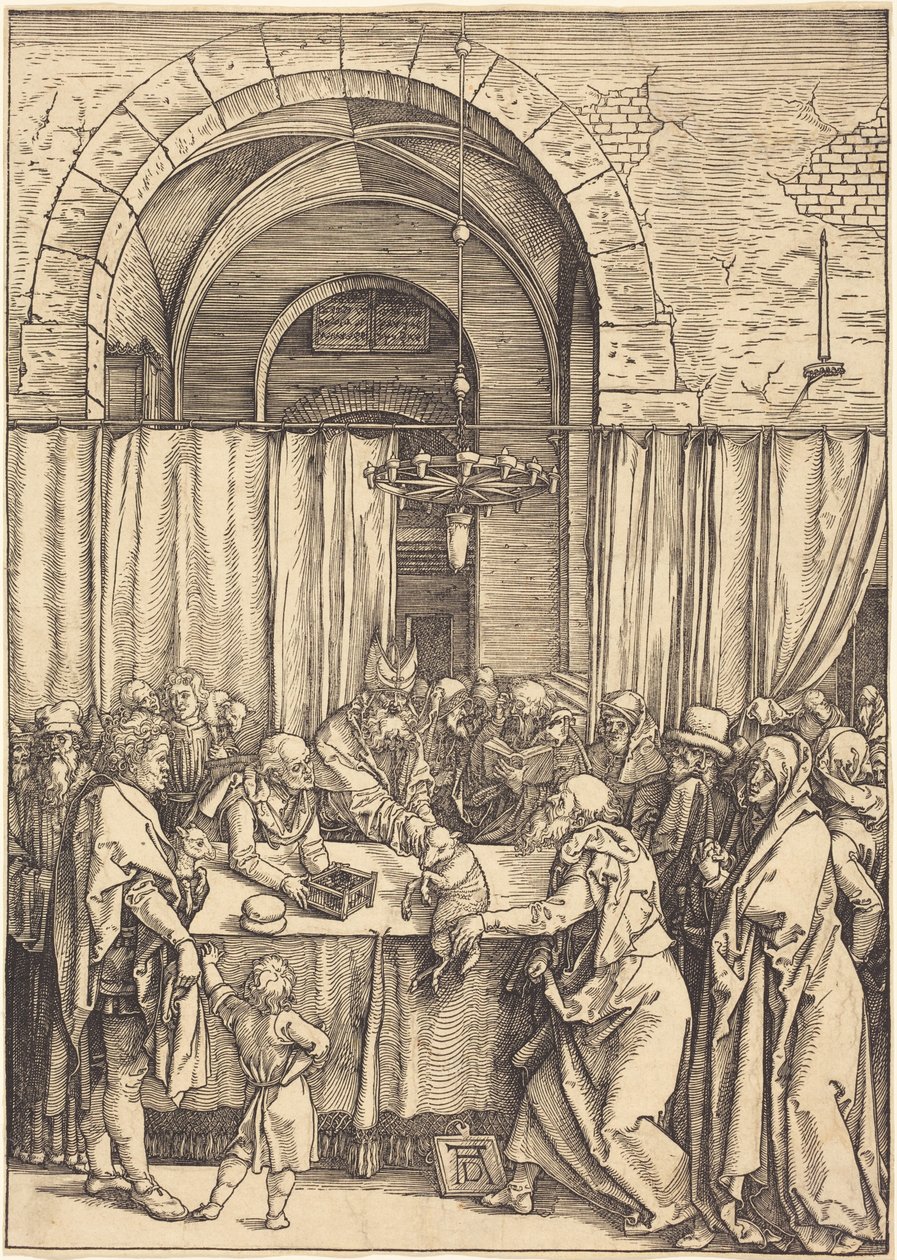 Jáchymova oběť odmítnuta od Albrecht Dürer