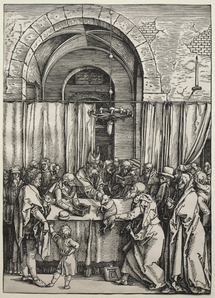 Joachimova nabídka odmítnuta veleknězem od Albrecht Dürer