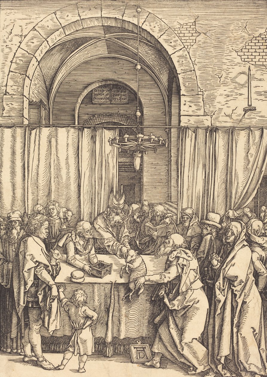 Joachimova nabídka odmítnuta, c. 15041505. od Albrecht Dürer