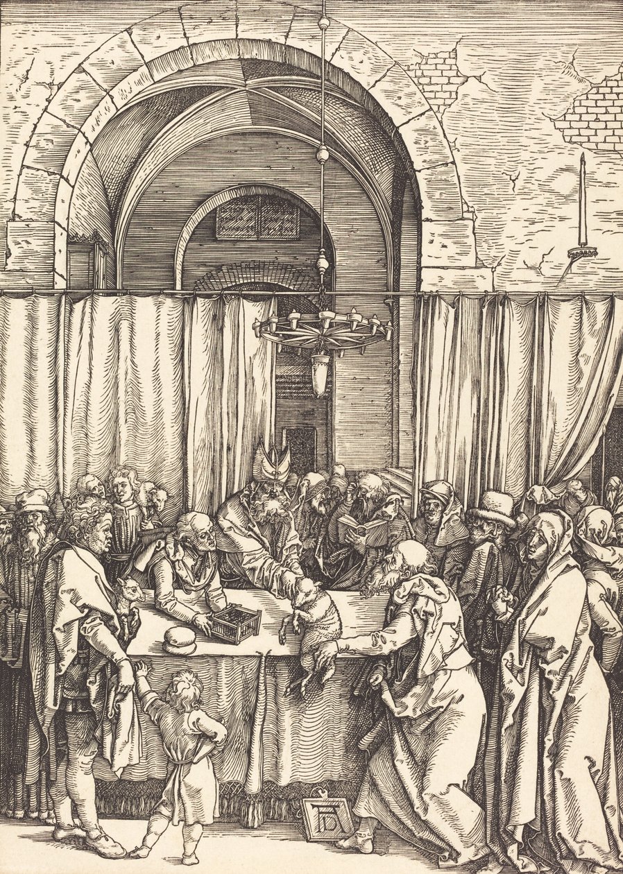 Joachimova nabídka odmítnuta, c. 15041505. od Albrecht Dürer