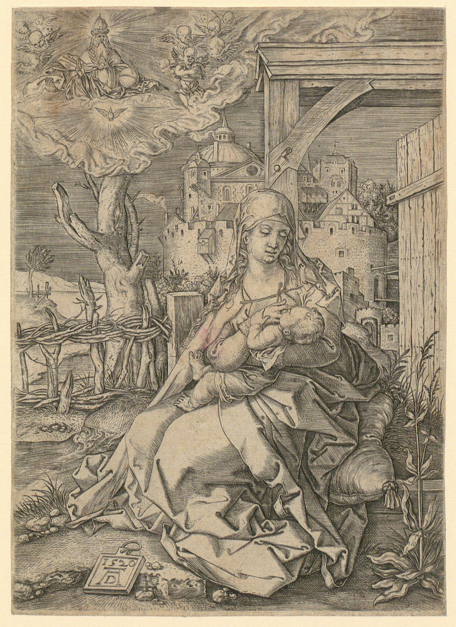 Panna s dítětem od Albrecht Dürer