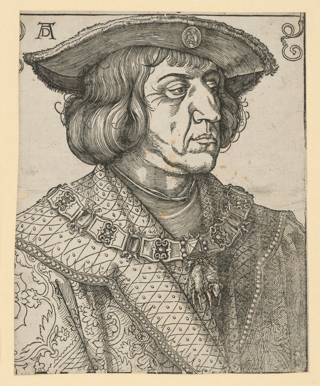 Císař Maxmilián I. od Albrecht Dürer