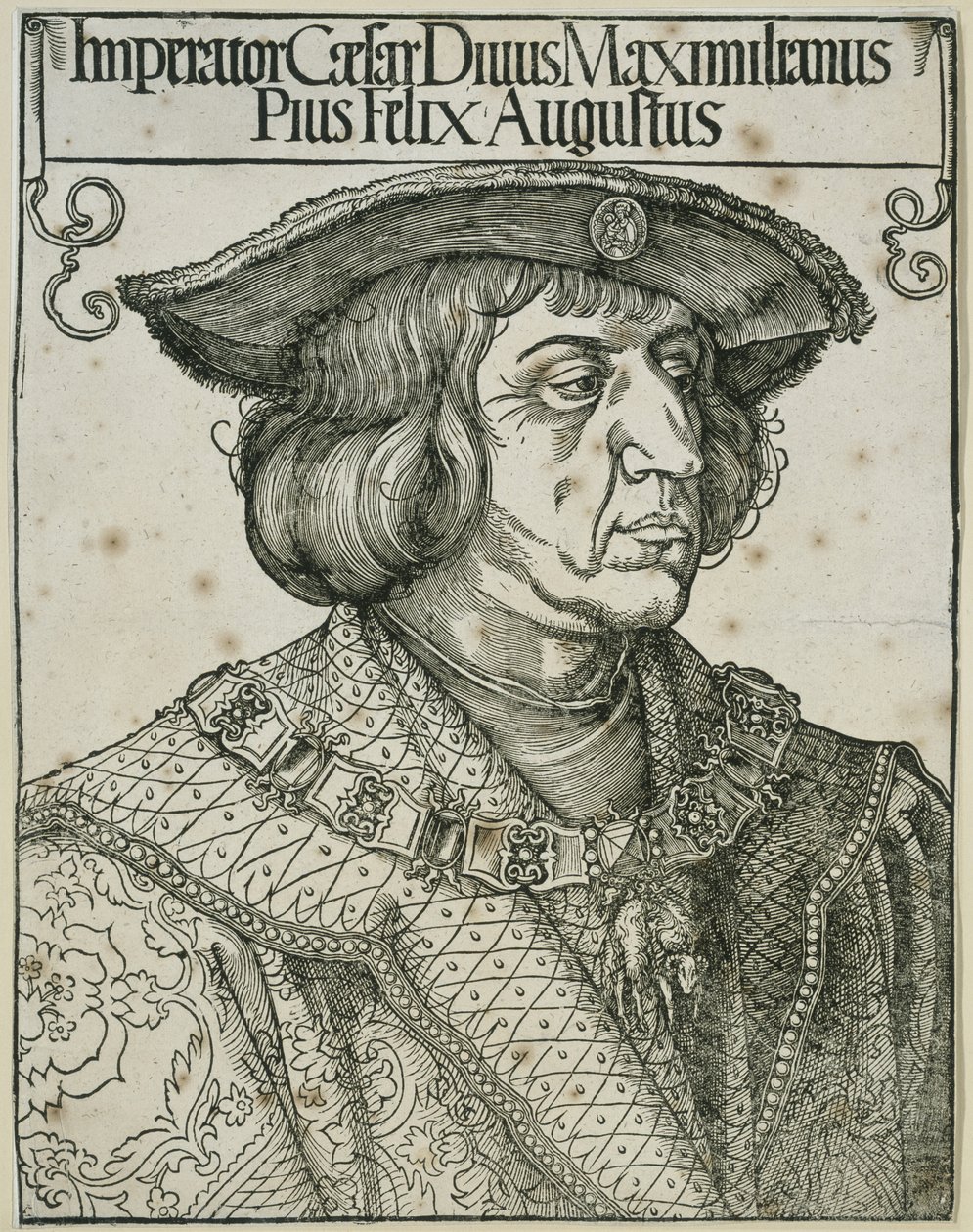 Císař Maxmilián I. od Albrecht Dürer