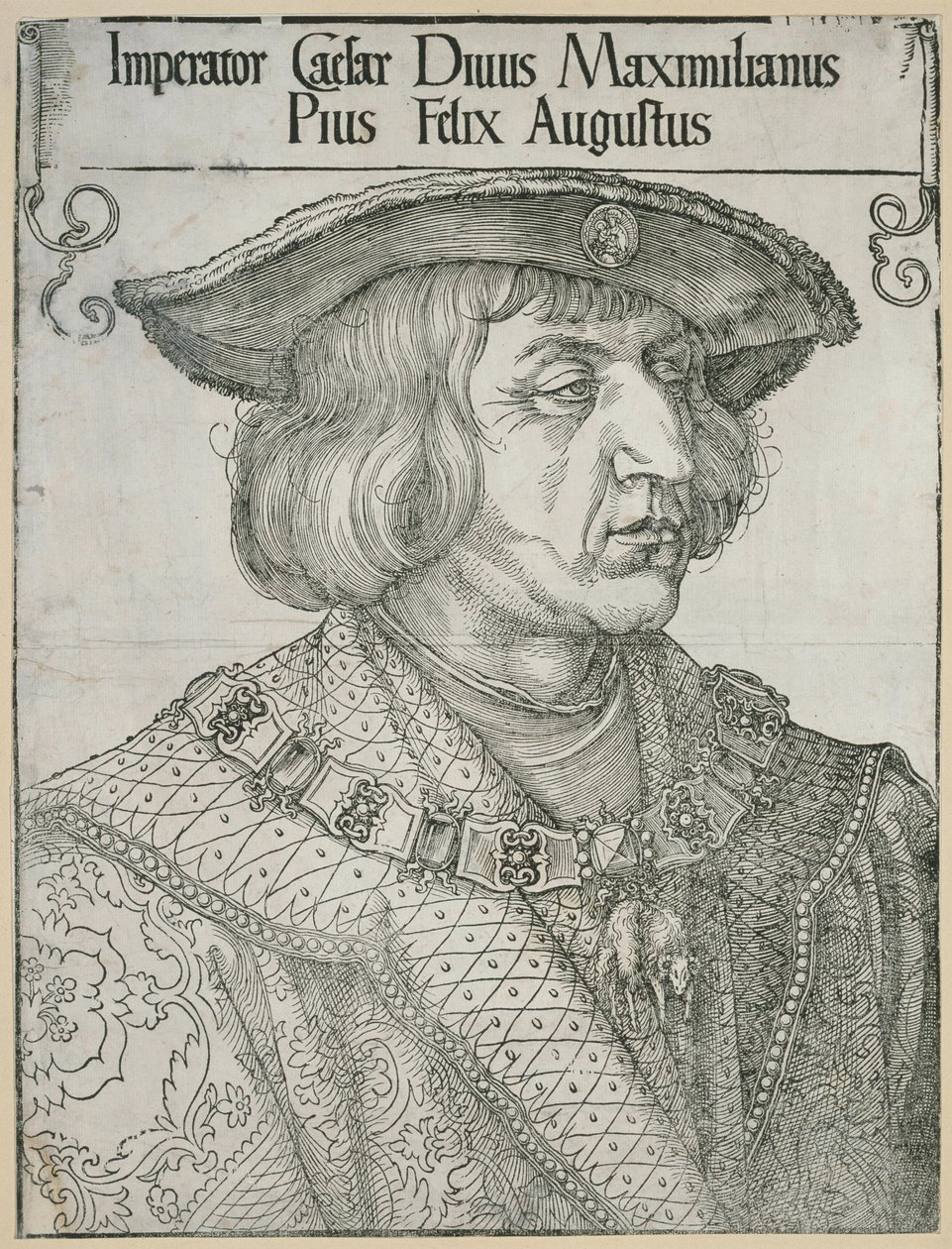 Císař Maxmilián I. od Albrecht Dürer