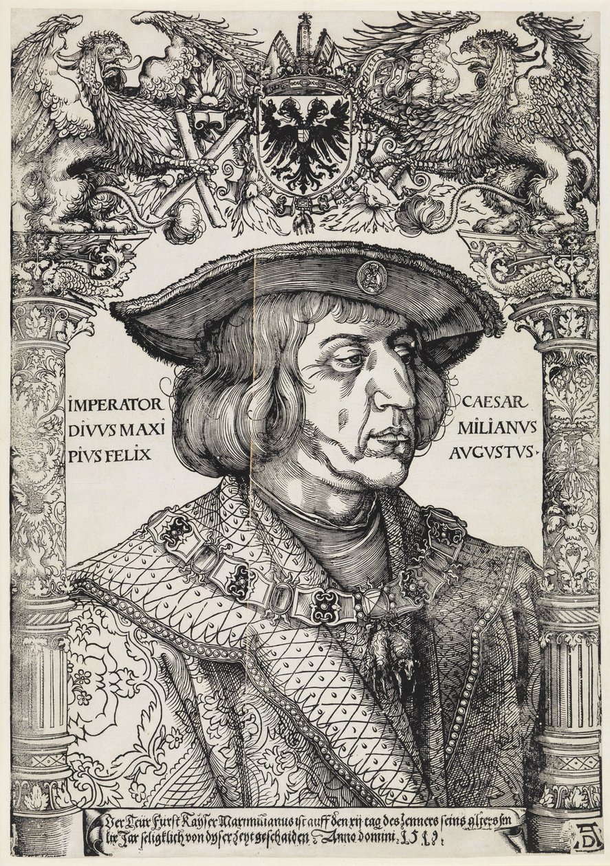 Císař Maxmilián I. od Albrecht Dürer