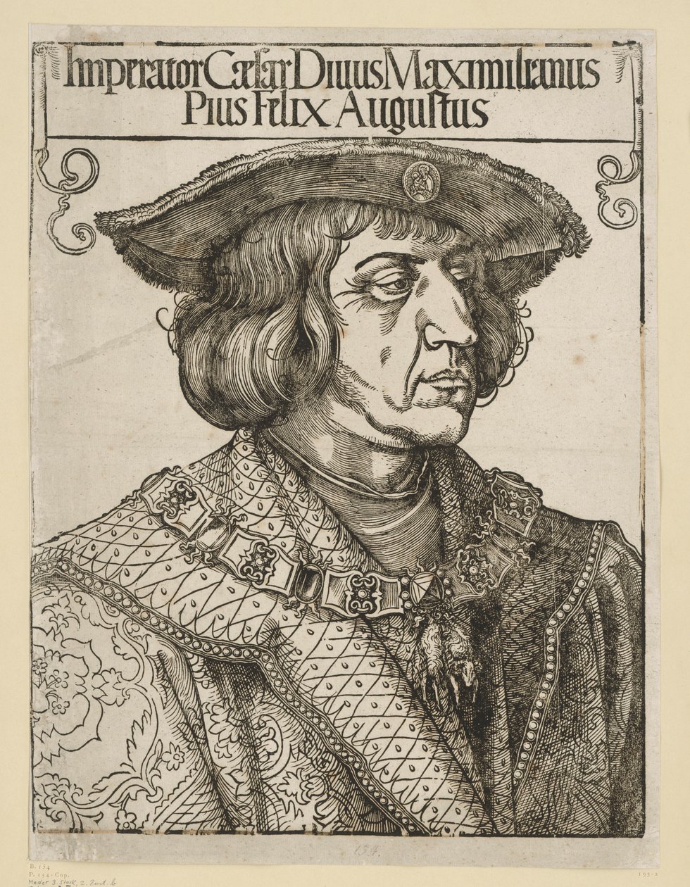 Císař Maxmilián I. od Albrecht Dürer