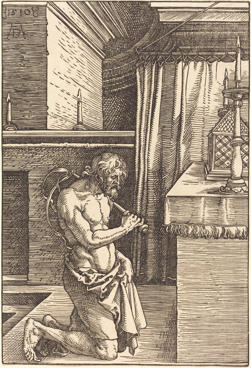 Král David činí pokání od Albrecht Dürer
